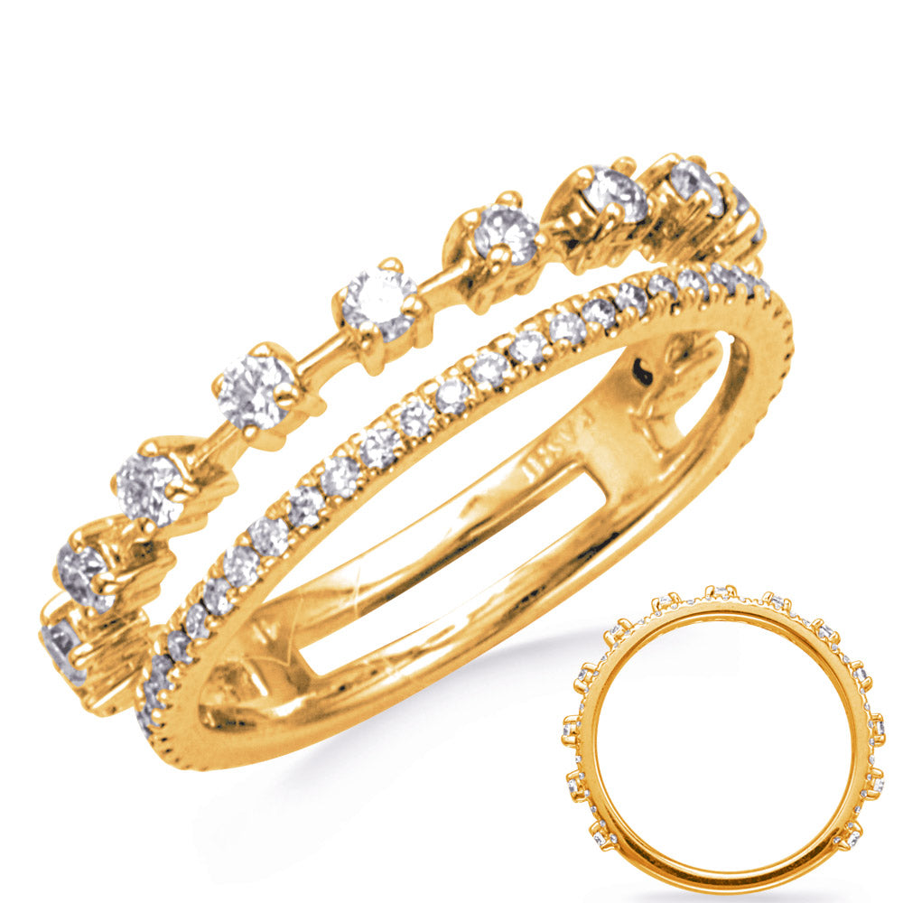 Yellow Gold Diamond Band