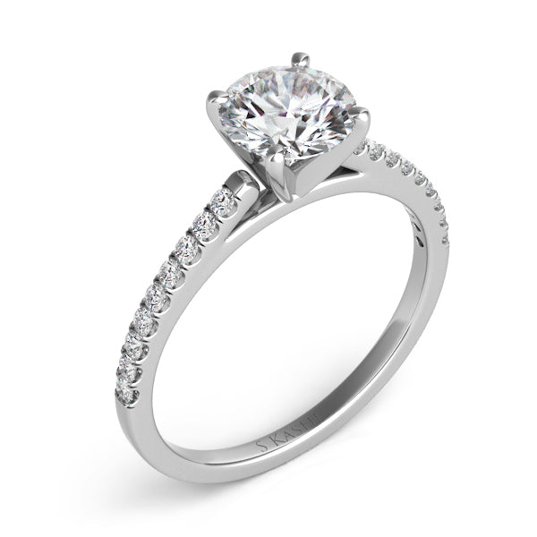 White Gold Engagement Ring