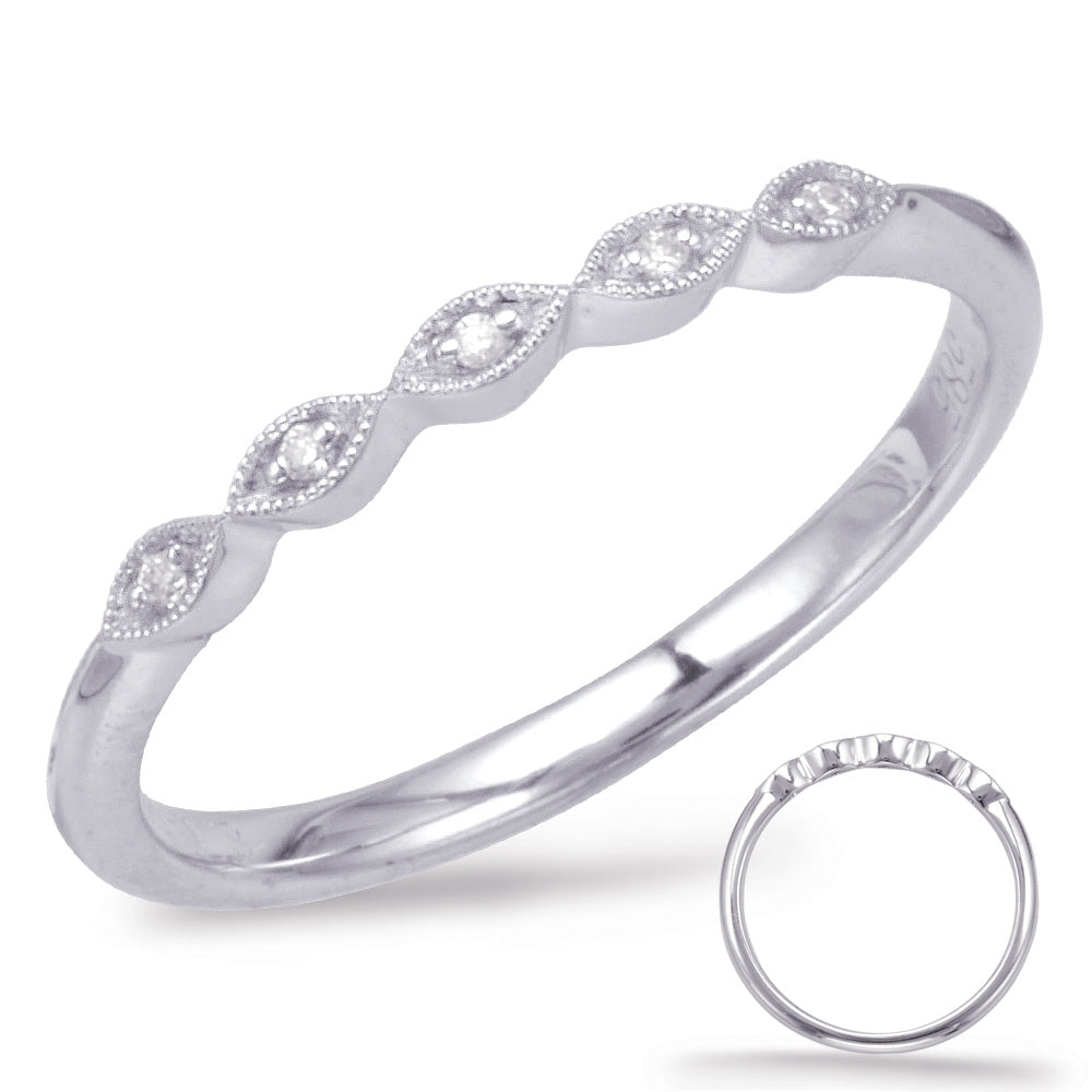 White Gold Matching Band