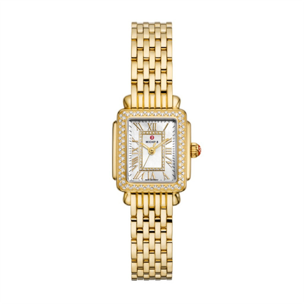 Deco Madison Mini Diamond 18K Gold-Plated Watch
