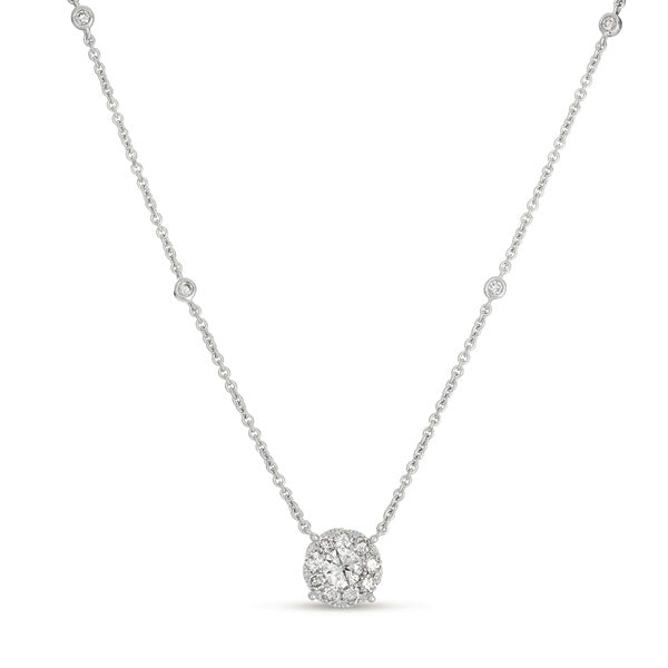 White Gold Diamond Necklace