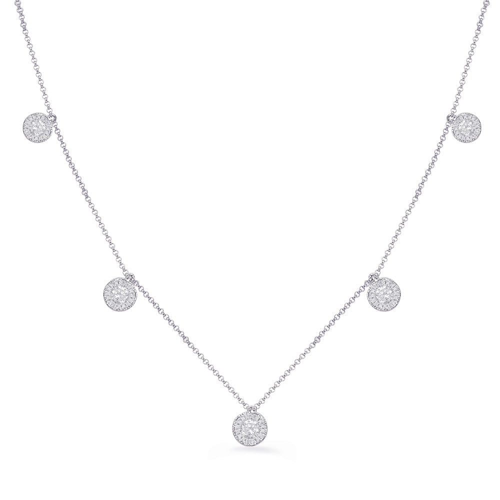 White Gold Diamond Necklace