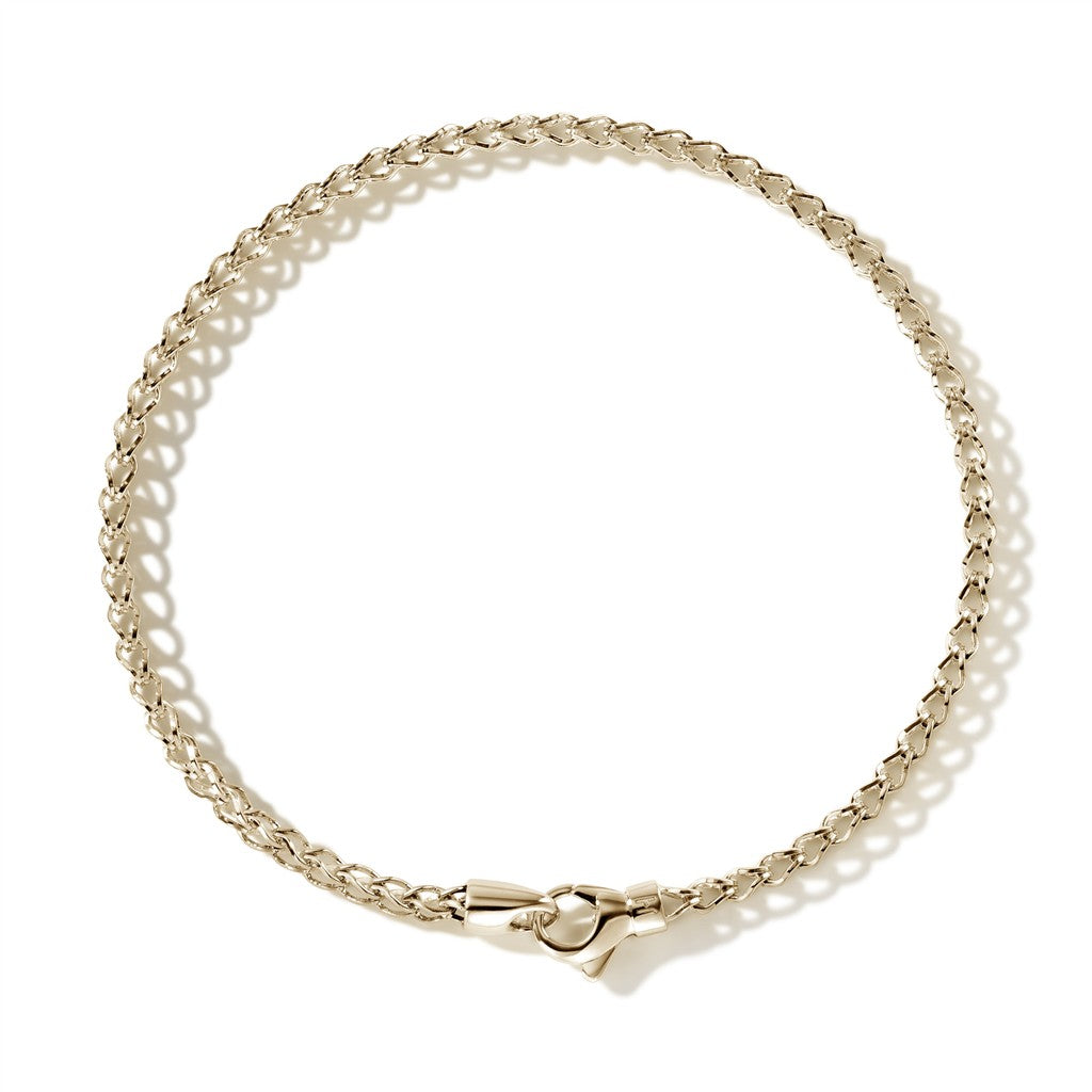 Surf Bracelet, Gold, 2.3MM