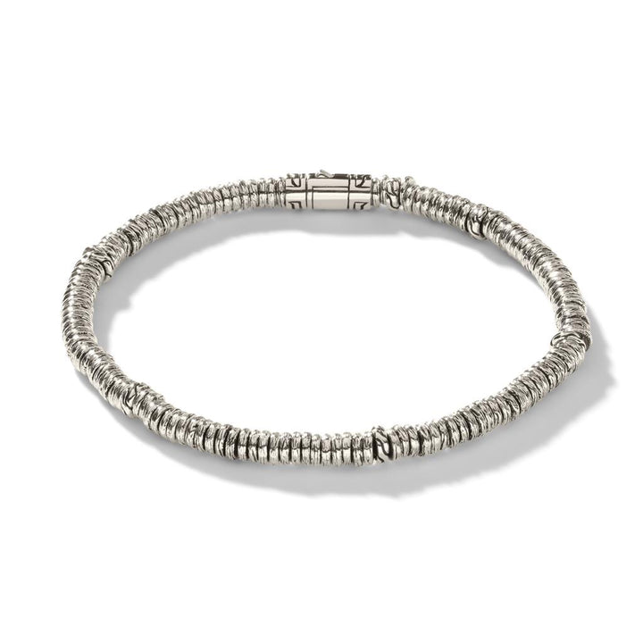 Heishi Bracelet, Sterling Silver