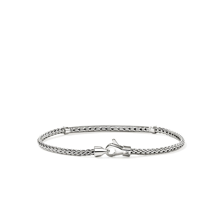JH Essential Pavé Bracelet, Sterling Silver, Gemstones, 2.5MM