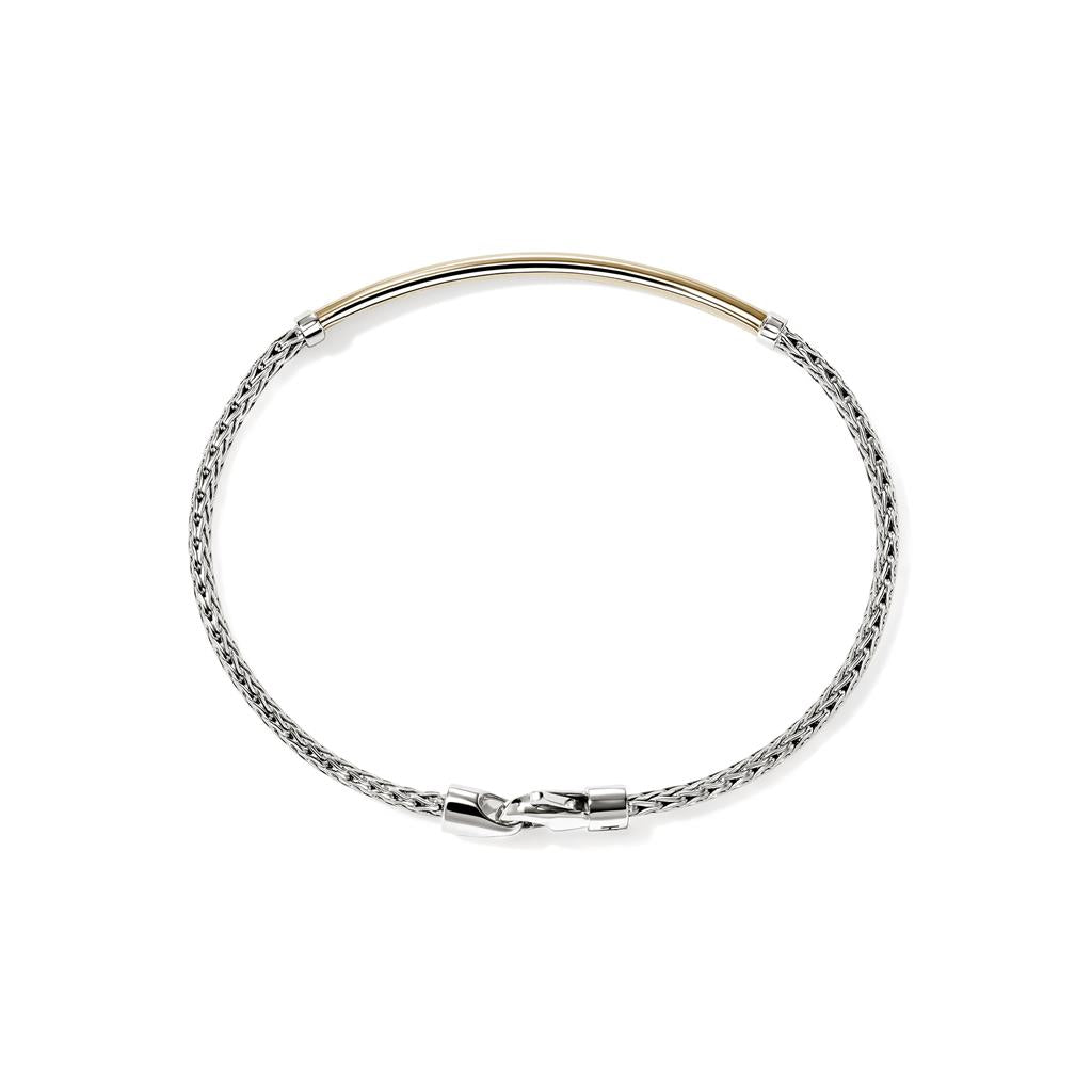 JH Essential Bracelet, Gold, Sterling Silver, 2.5MM