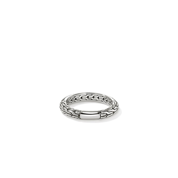 JH Essential Pavé Band Ring, Sterling Silver, Gemstones, 3.5MM