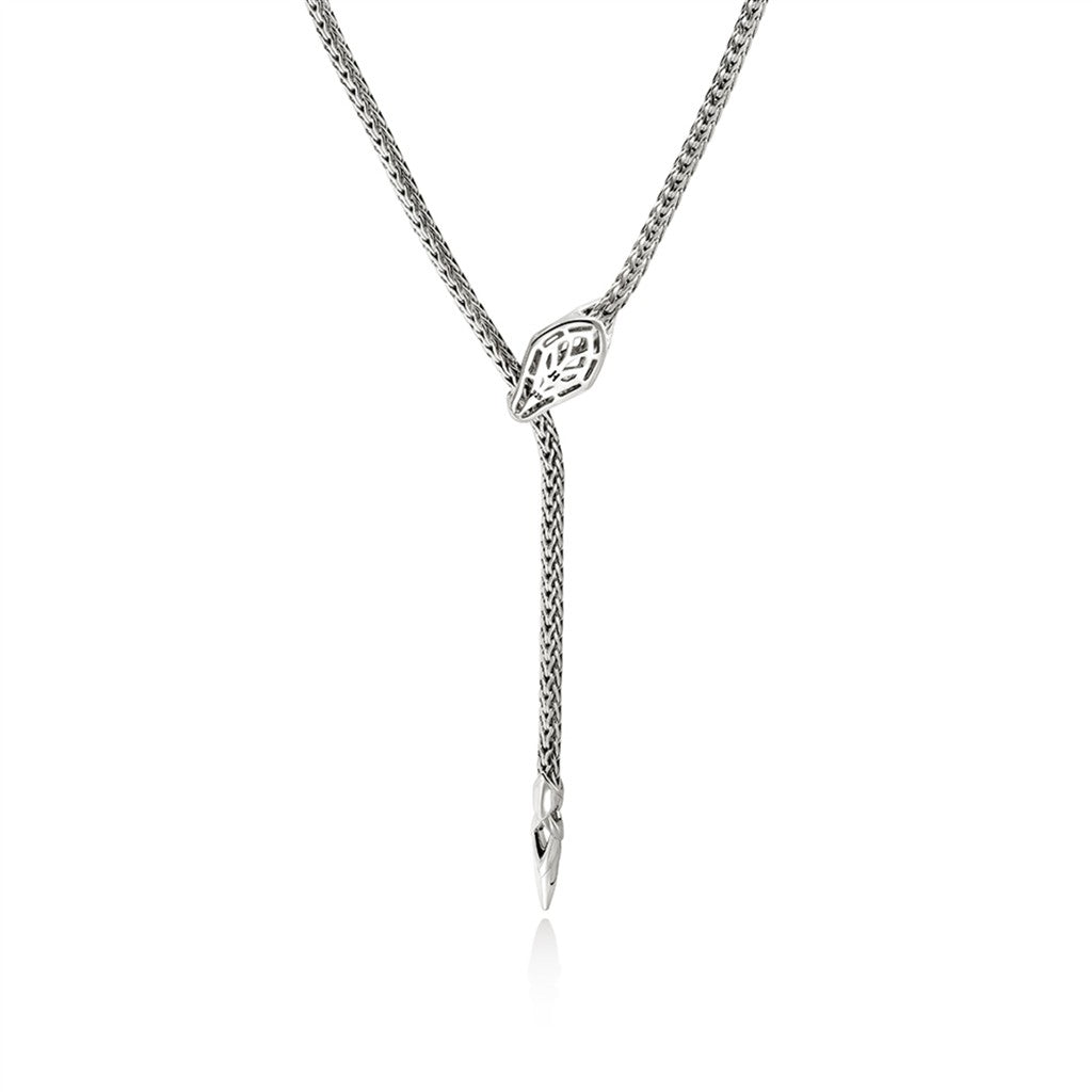 Naga Lariat, Sterling Silver, 2.5MM