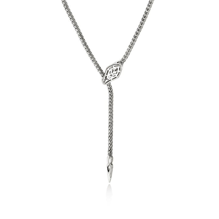 Naga Lariat, Sterling Silver, 2.5MM