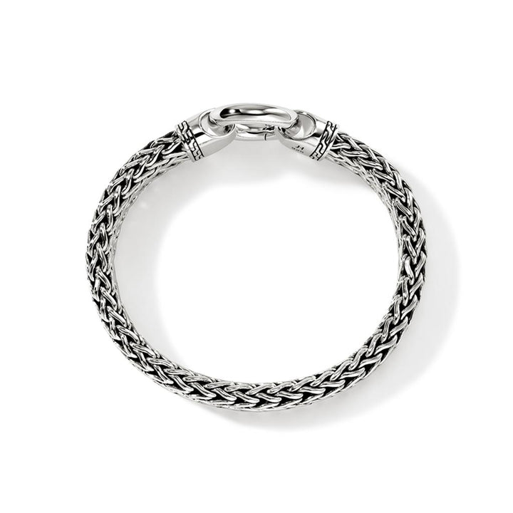 Flat Chain Bracelet, Sterling Silver, 11MM