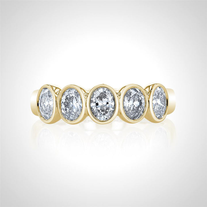18K Yellow Gold 2.01ct Oval Diamond Ring