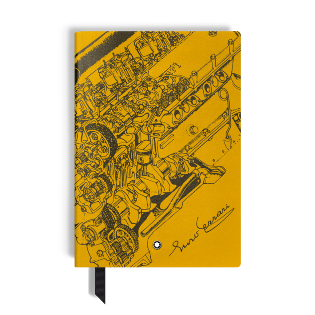 Medium Notebook, Great Characters Enzo Ferrari Special Edition Giallo Modena, Lined Pages