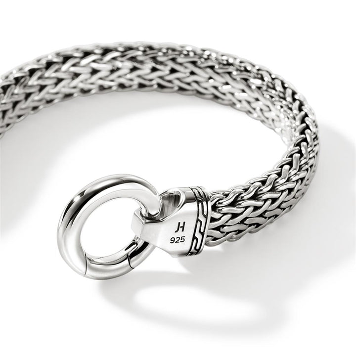Flat Chain Bracelet, Sterling Silver, 11MM
