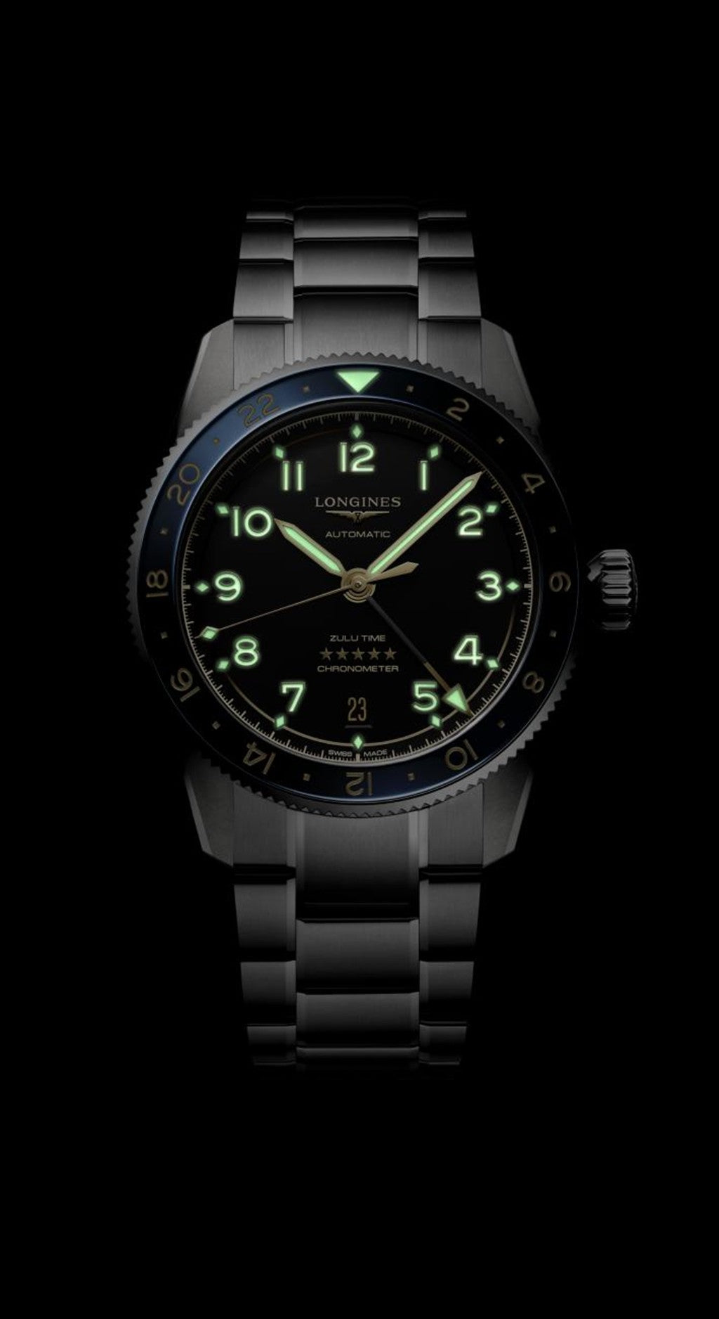 LONGINES SPIRIT ZULU TIME - 39mm