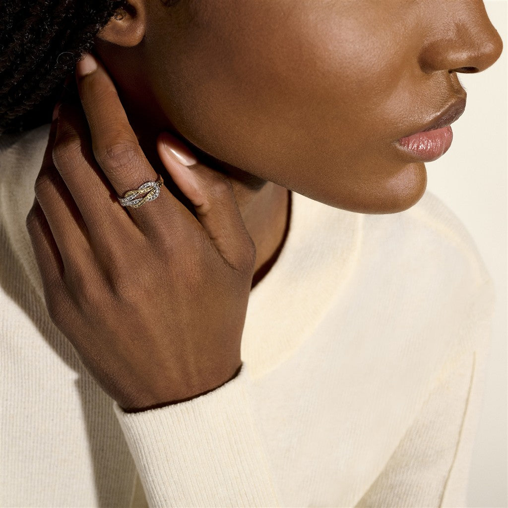 Love Knot Ring, Gold, Sterling Silver, 1.8MM