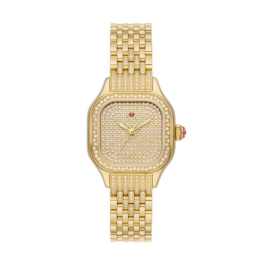 Limited Edition Meggie 18K Gold-Plated Diamond Watch