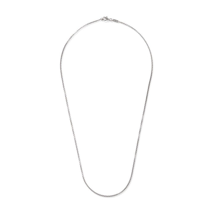 Box Chain Necklace, Sterling Silver, 2MM