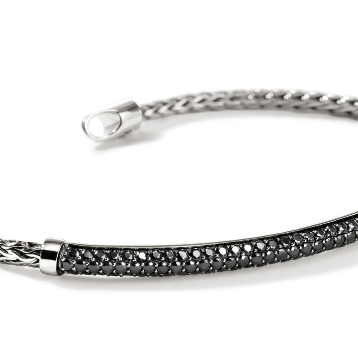 JH Essential Pavé Bracelet, Sterling Silver, Gemstones, 2.5MM