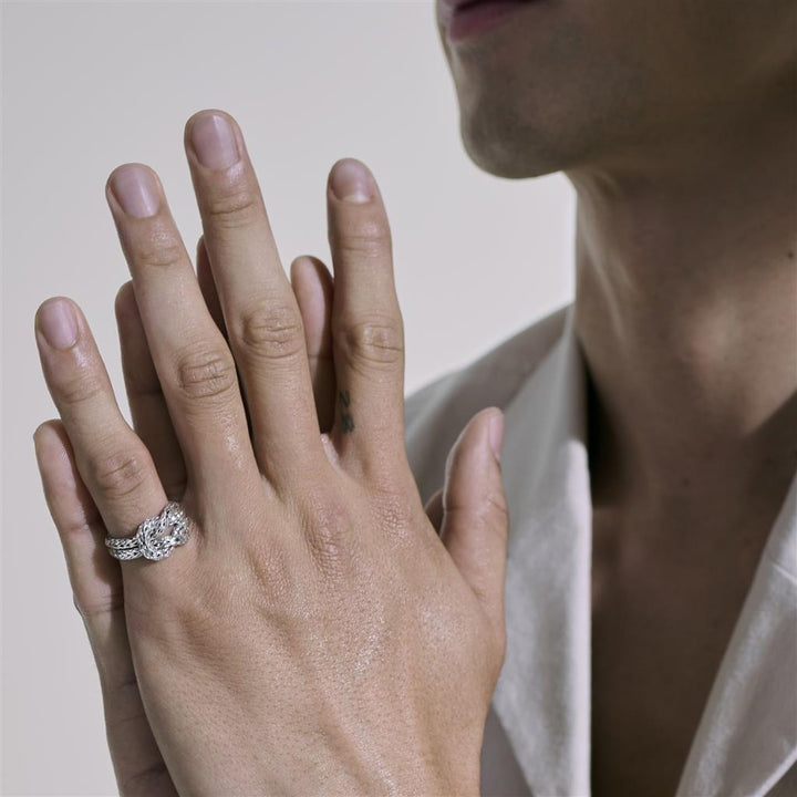 Love Knot Ring, Sterling Silver, 2.5MM