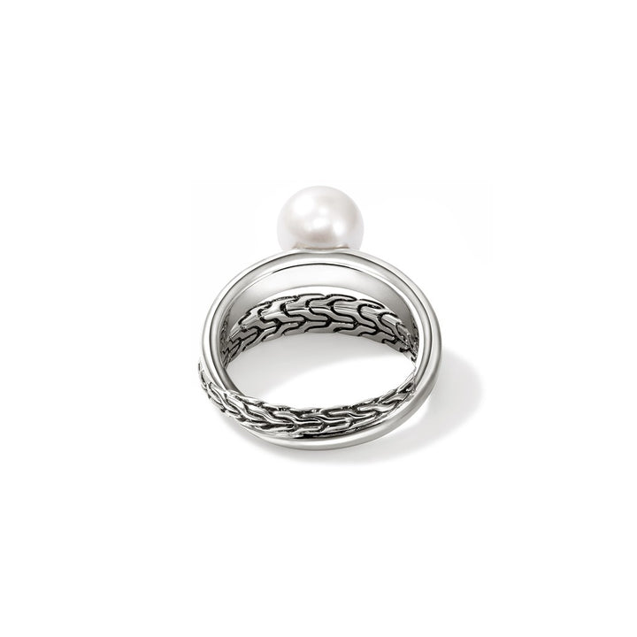 JH Essential Pearl Ring, Sterling Silver