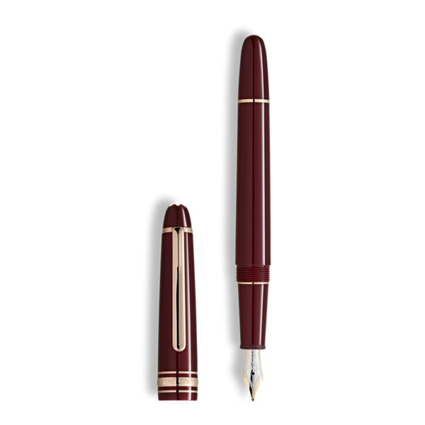 Meisterstück Burgundy Red Fountain Pen – Barton-Clay Fine Jewelers
