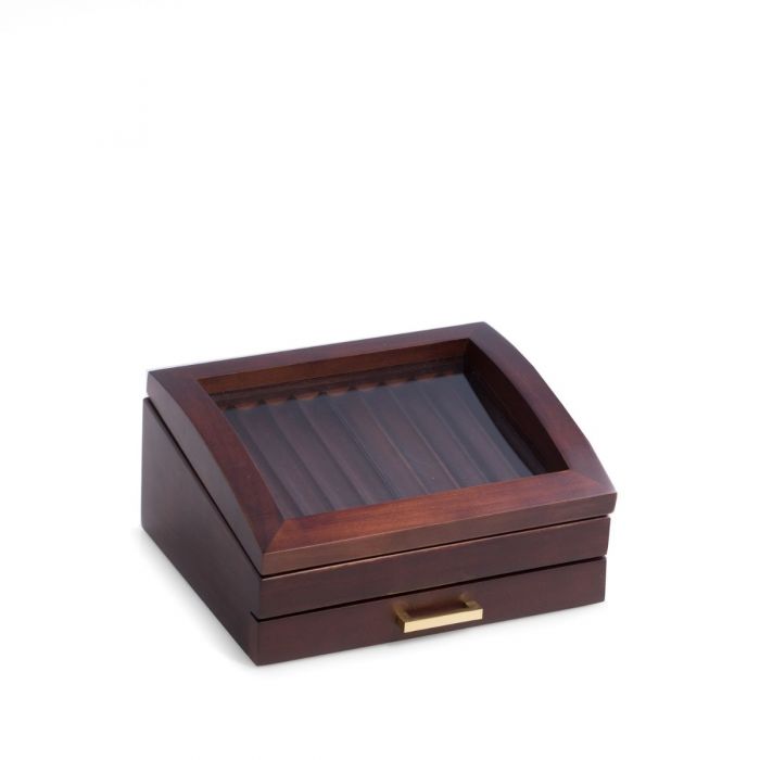 Walnut Wood 19 Pen Box