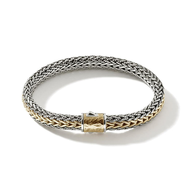 Icon Bracelet, Gold, Sterling Silver, 8MM
