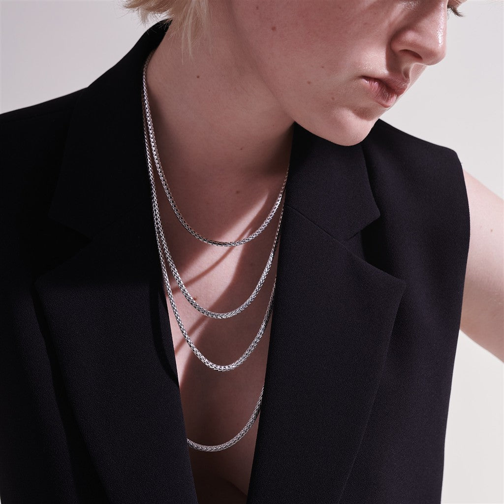 Icon Necklace, Sterling Silver, 3.5MM