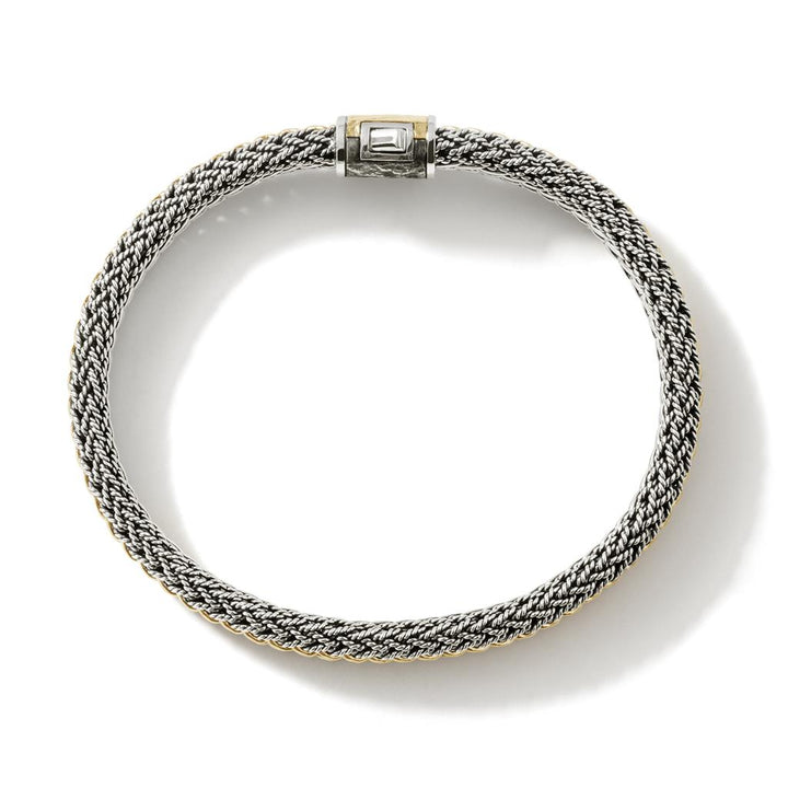 Icon Bracelet, Gold, Sterling Silver, 7MM
