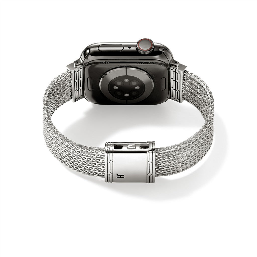Smart Watch Strap, Sterling Silver, 18MM