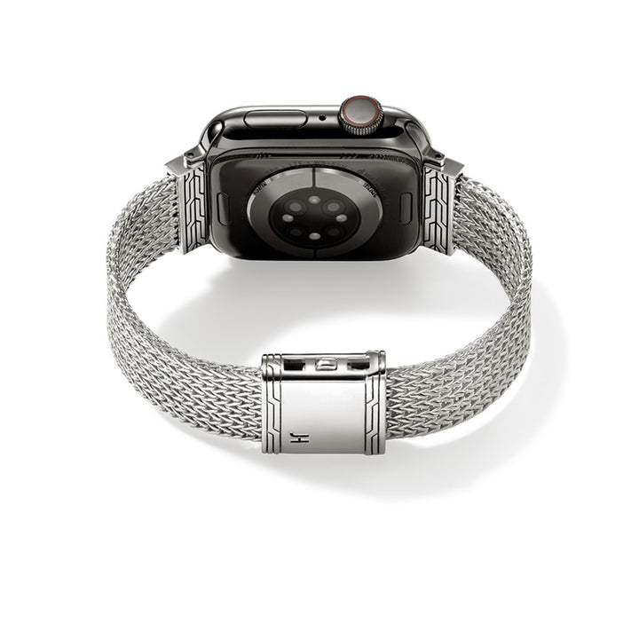 Smart Watch Strap, Sterling Silver, 18MM