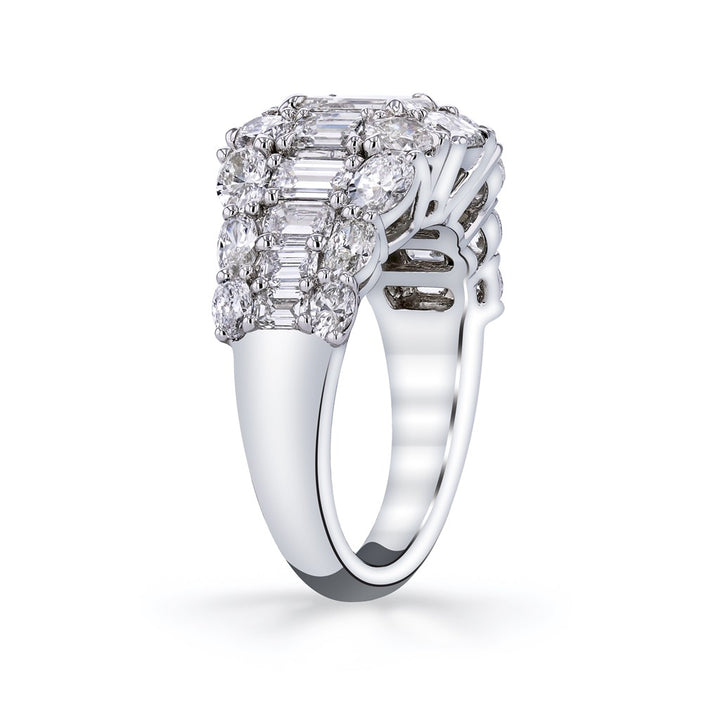 Platinum 4.63ct Diamond Ring