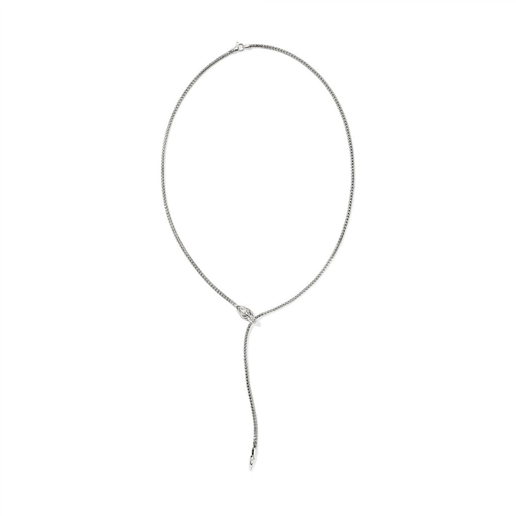 Naga Lariat, Sterling Silver, 2.5MM