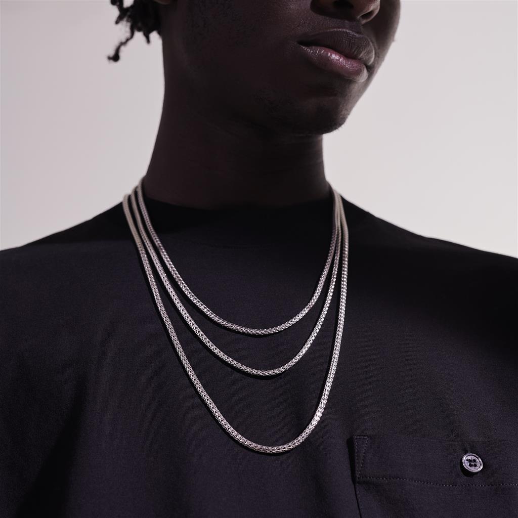 Icon Necklace, Sterling Silver, 3.5MM