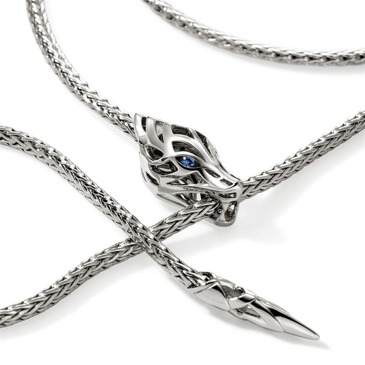 Naga Lariat, Sterling Silver, 2.5MM