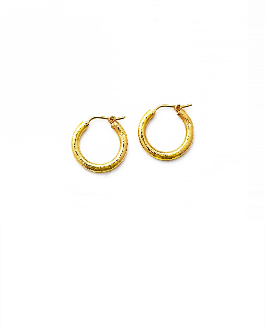 Small hammered hoops.