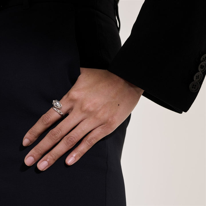 Naga Ring, Sterling Silver