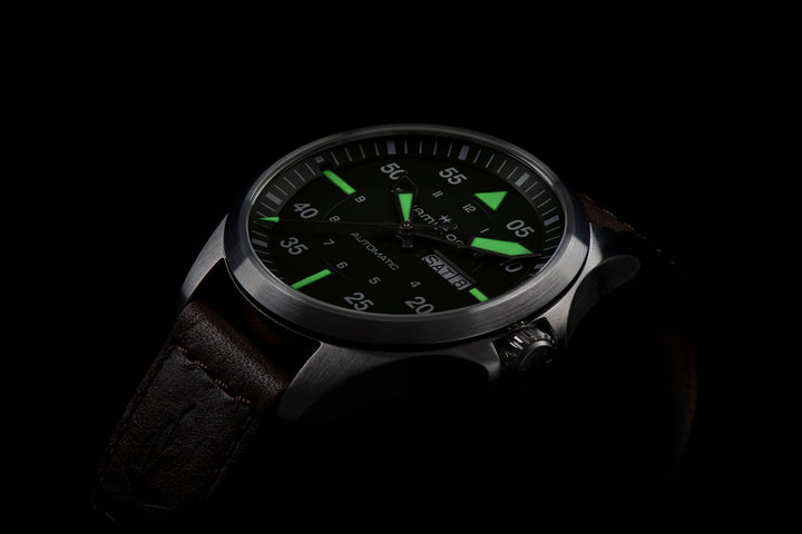 Khaki Aviation Pilot Day Date Auto - 42mm