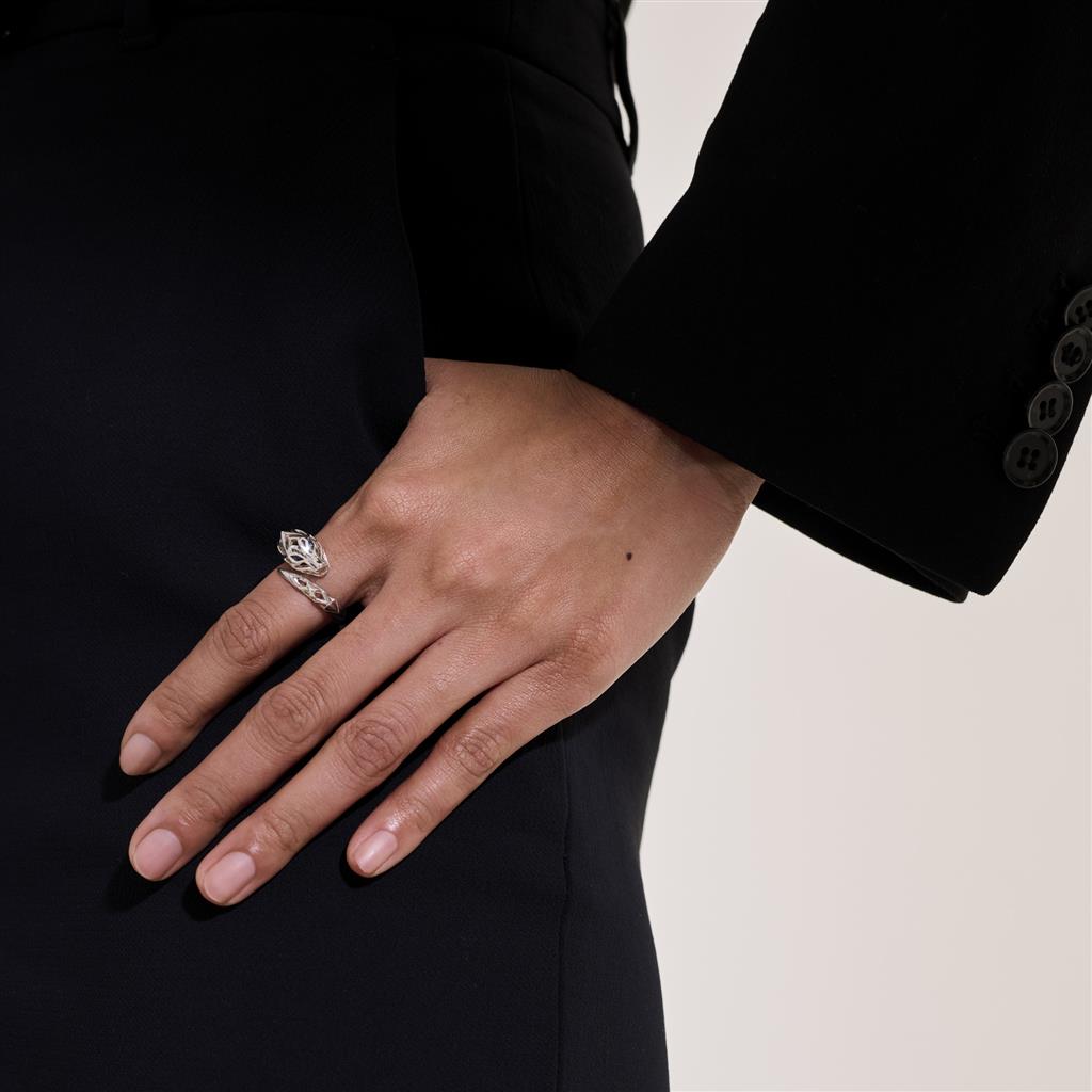 Naga Ring, Sterling Silver