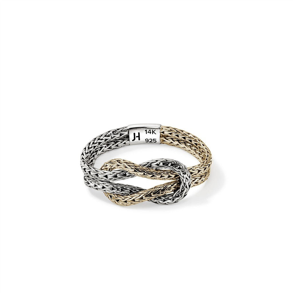 Love Knot Ring, Gold, Sterling Silver, 1.8MM