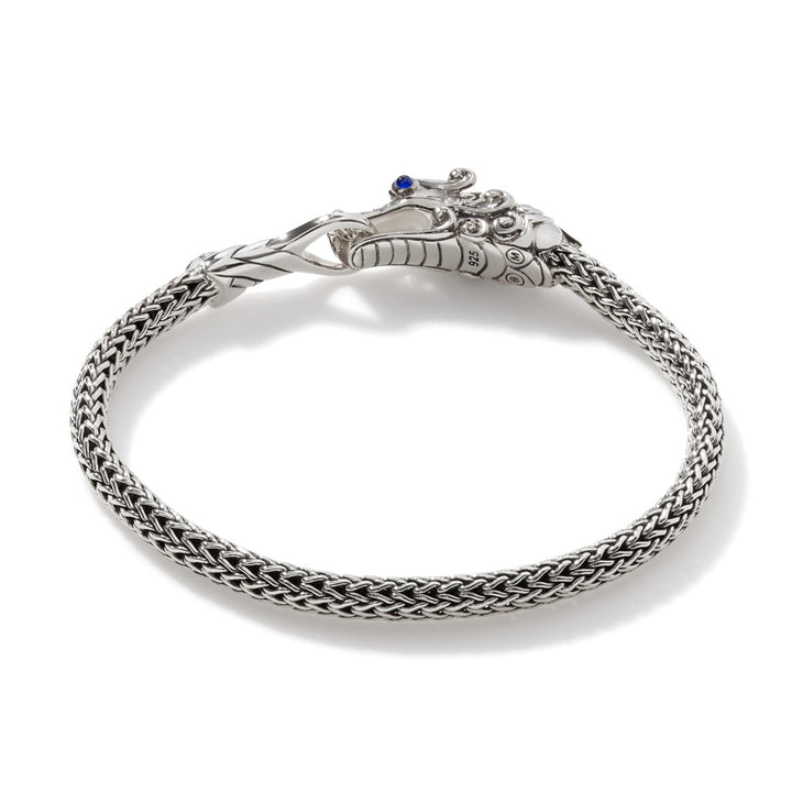 Naga Bracelet, Sterling Silver, Pavé, 5MM