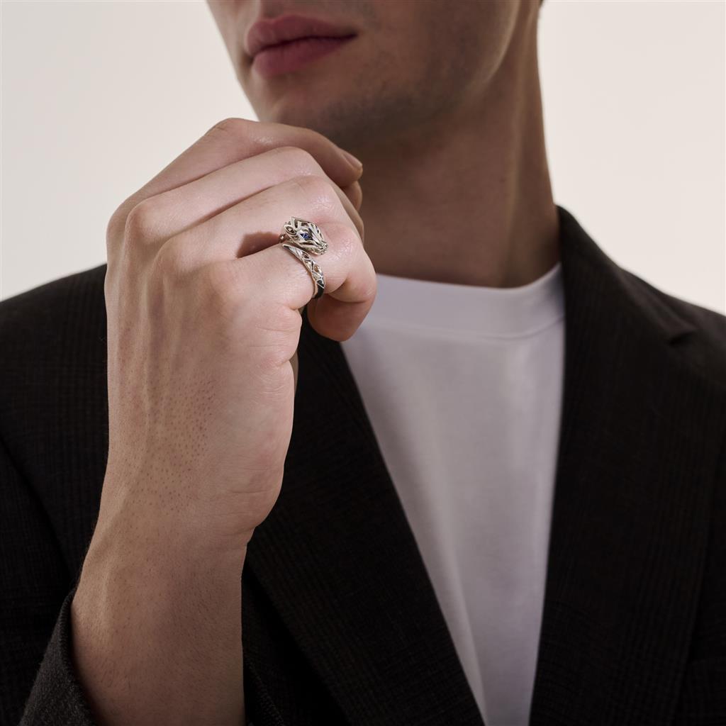 Naga Ring, Sterling Silver