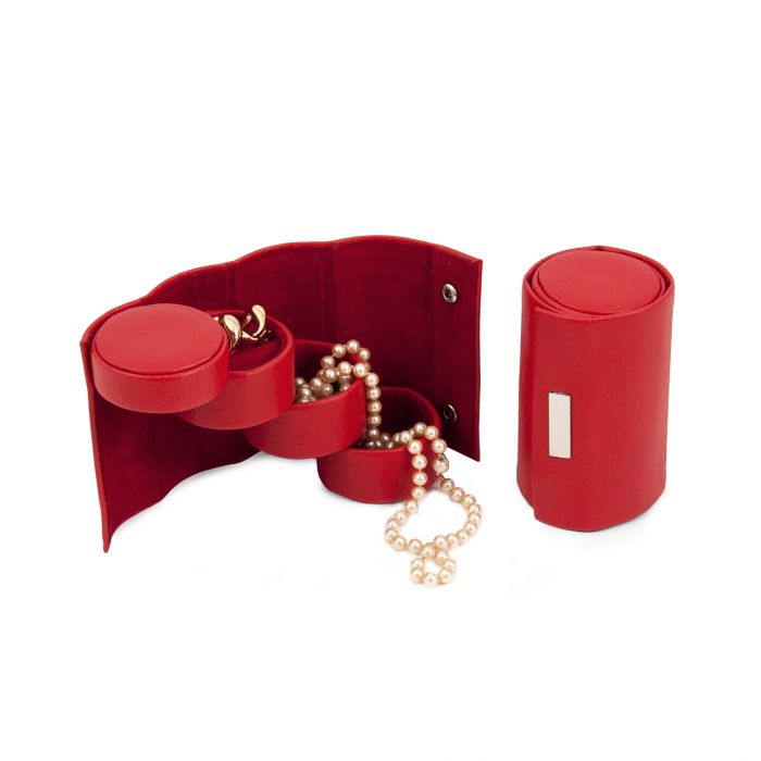 Lily Jewelry Roll - Red