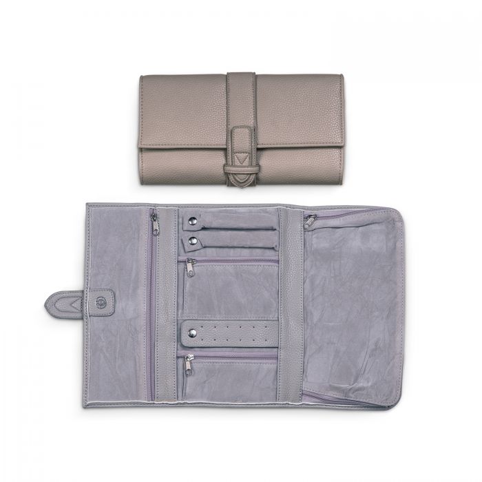 Hayley Jewelry Clutch - Grey