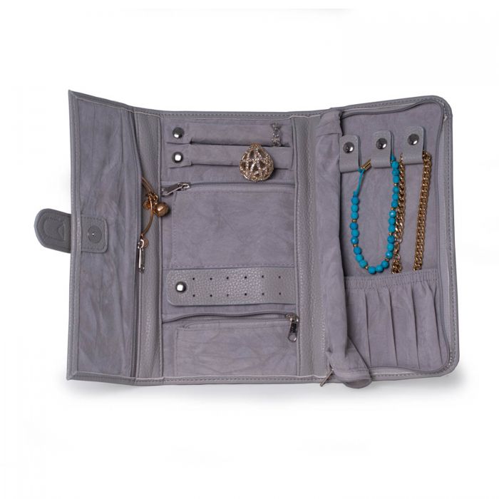 Hayley Jewelry Clutch - Grey
