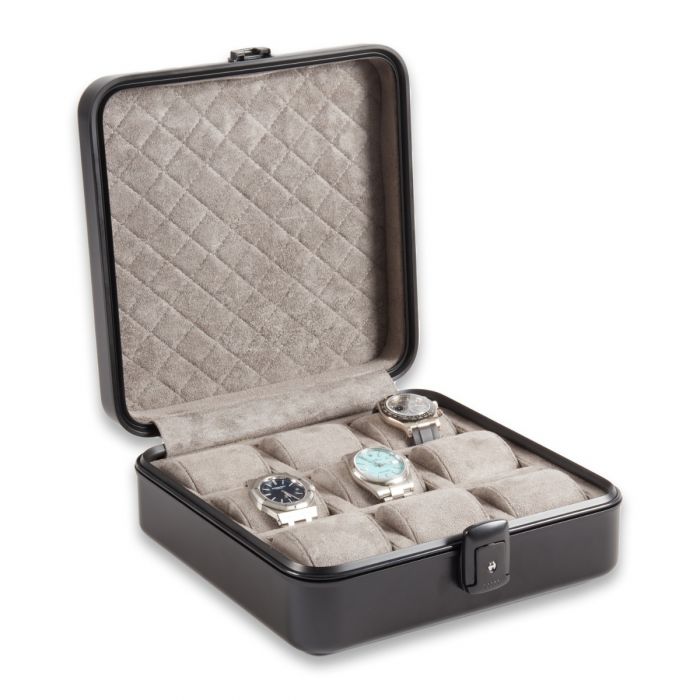 Prague Aluminum Nine Watch Case in Matte Black