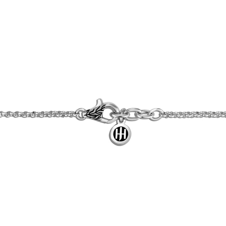 Classic Chain Cross Bracelet in Silver