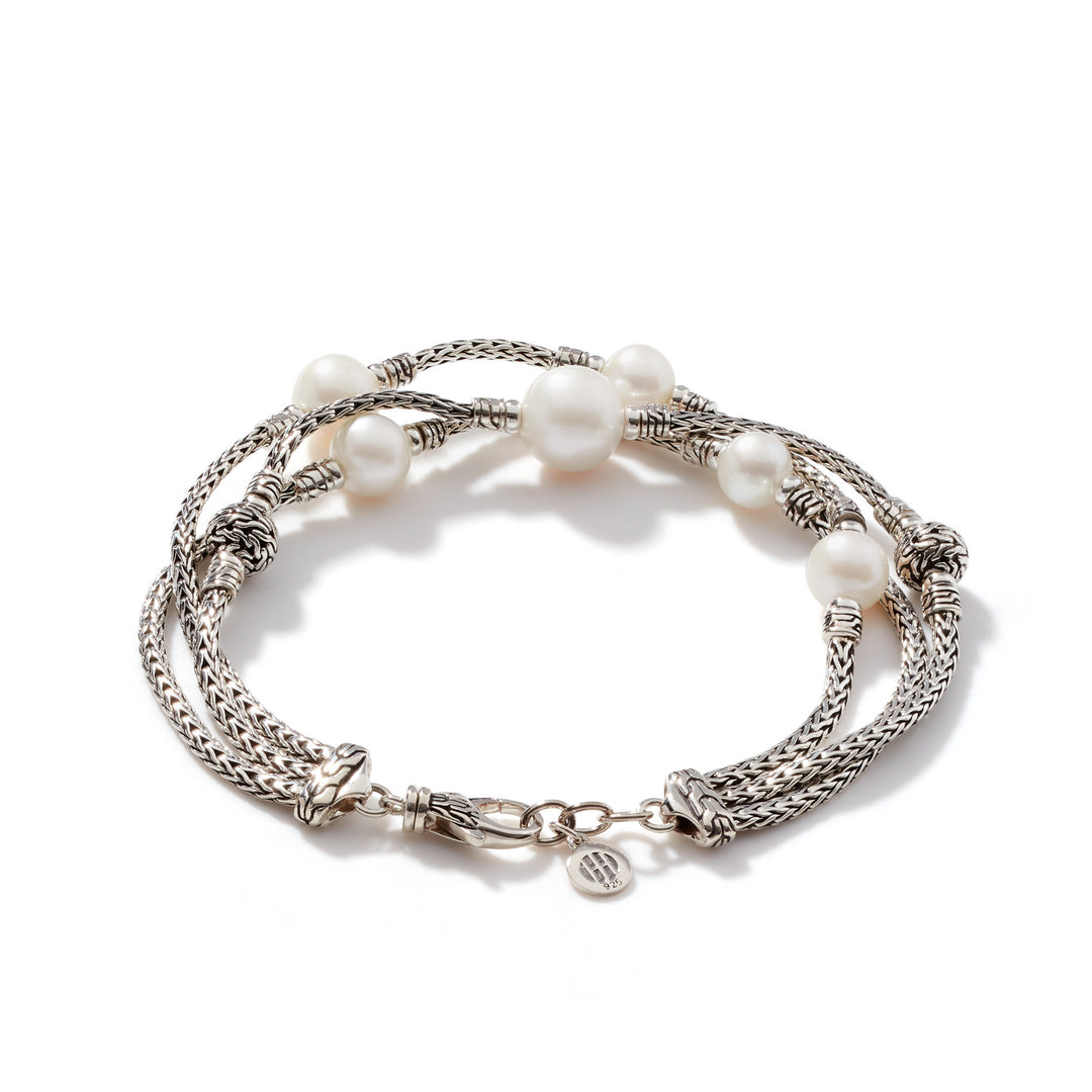 Pearl Triple Row Bracelet