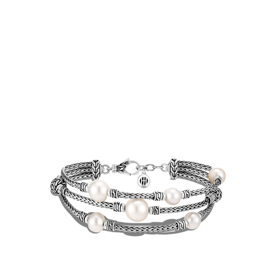 Pearl Triple Row Bracelet