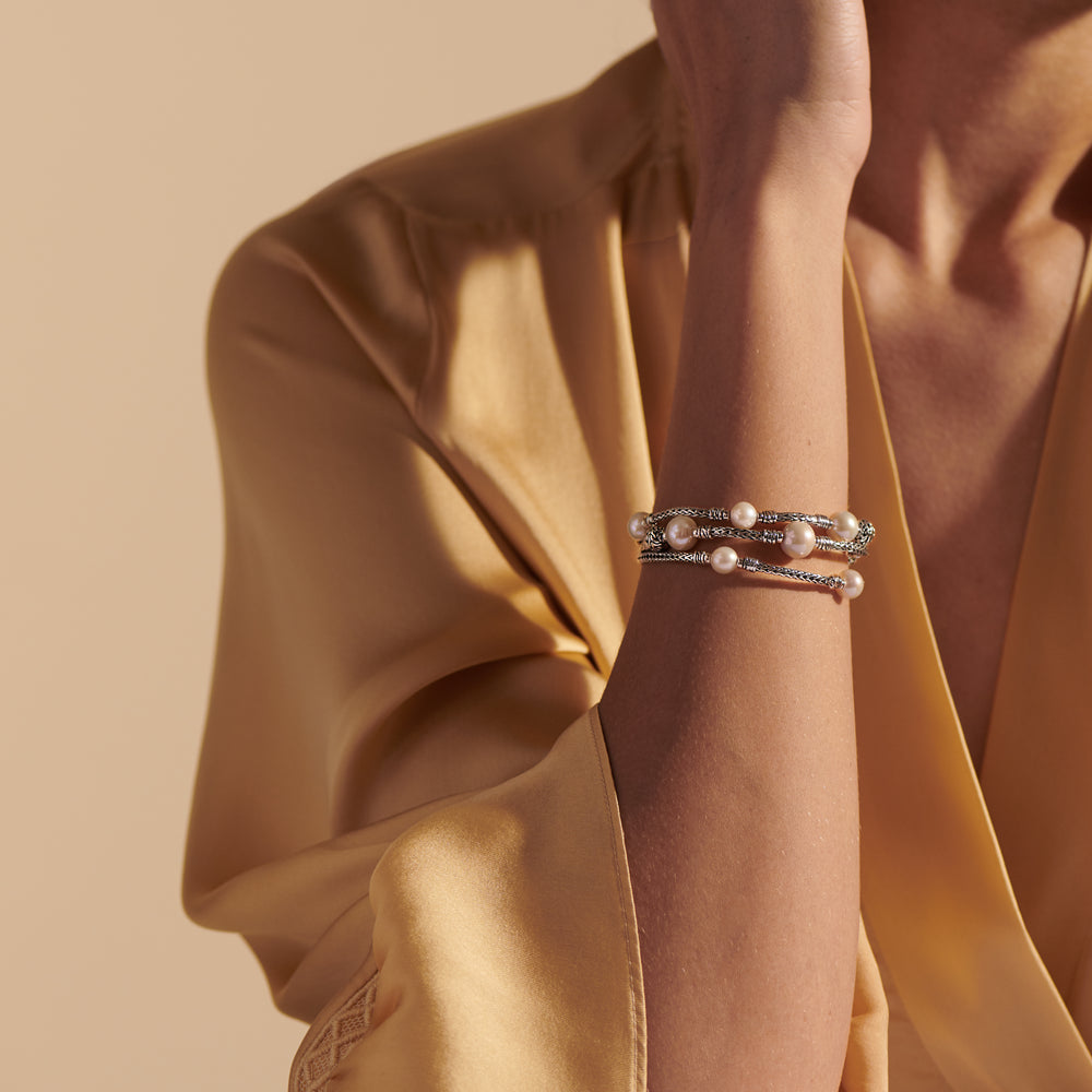 Pearl Triple Row Bracelet